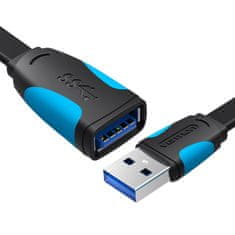 Vention vention usb3.0 flat extender vas-a13-b300 3m black