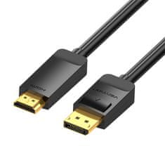 Vention Kabel DisplayPort 1.2 na HDMI 1.4 Vention HAGBH 2m, 4K 30Hz (črn)