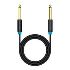 Vention Zvočni kabel TS 6,35 mm BAABL 10 m (črn)