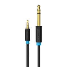 Vention Avdio kabel TRS 3,5 mm na 6,35 mm BABBI 3 m, črn