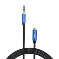 Vention Avdio kabel TRRS 3,5 mm moški do 3,5 mm ženski BHCLJ 5 m modri
