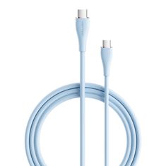 Vention kabel usb-c 2.0 do usb-c 5a vention tawsg 1,5 m svetlo modra silikonska