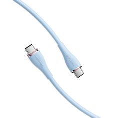 Vention kabel usb-c 2.0 do usb-c 5a vention tawsf 1m svetlo moder silikon