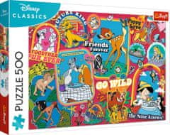 Trefl Puzzle Disney skozi leta 500 kosov