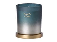 Emocio steklena dišeča sveča 80x90 mm s pločevinastim pokrovčkom, v darilni škatli Forest Fir & Cedar