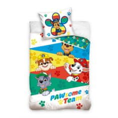 Carbotex Bombažne posteljne rjuhe PAW PATROL, 100/135+60/40, PAW223095