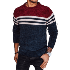 Dstreet Moški pulover PIKAR temno modre barve wx2186 XXL