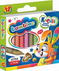 WOWO BAMBINO Graphion Crayons - Komplet 12 barv