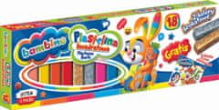 WOWO BAMBINO kvadratni plastelin - set 18 barv