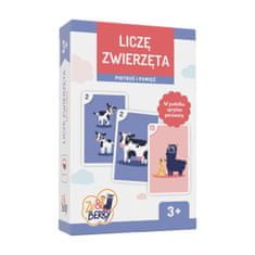 shumee Igra MUDUKO Štejem živali Peter in spomin igralne karte 3+