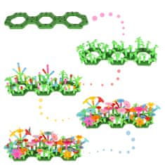 slomart cvetje ustvarjalni bloki cvetlični vrt 175 elementov