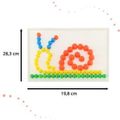 slomart ALEXANDER Čarobni mozaiki Zlaganje gumbov 600el. 5+