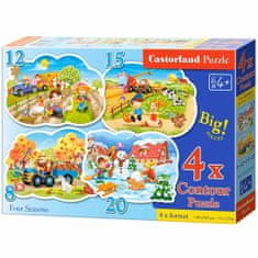 shumee Puzzle 4v1 Four Seasons 4+ CASTORLAND puzzle