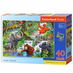 shumee Puzzle 40 kosov Jungle Animals 4+ CASTORLAND