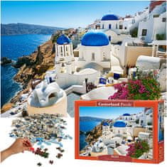 WOWO Sestavljanka 500 kosov Santorini - CASTORLAND Puzzle 500 kosov - Poletje na Santoriniju, primerna za otroke 9+ let