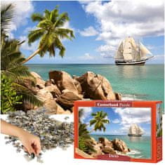 WOWO Puzzle 1500 kosov Castorland - CASTORLAND Puzzle 1500 kosov - Sailing in Paradise 68x47cm