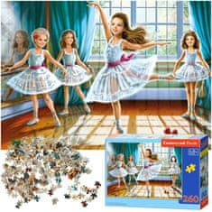 WOWO Sestavljanka Ballerinas Jigsaw Puzzle - CASTORLAND Ballerinas Jigsaw Puzzle 260 kosov za otroke 8+