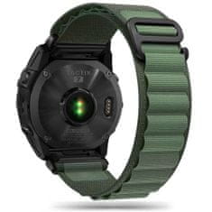 Tech-protect Nylon pašček za Garmin Fenix 5 / 6 / 6 Pro / 7, military green