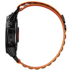 Tech-protect Nylon pašček za Garmin Fenix 5 / 6 / 6 Pro / 7 / 8 47mm / E, orange