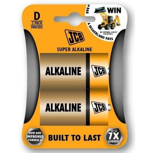 JCB Alkalna baterija LR20 2ks SUPER