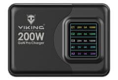 Viking Polnilec USB GaN 200W PD PRO