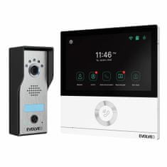 Evolveo DoorPhone AHD7, domači videotelefon WiFi z nadzorom vrat ali vrat, beli monitor