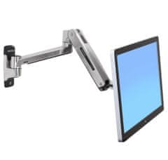 Ergotron LX HD Sit-Stand stenska držalna roka za LCD, polirana, zelo prilagodljiva stenska držalna roka do 49"