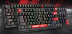 A4Tech Bloody S98 RGB osvetljena mehanska gaming tipkovnica, USB, CZ/SK