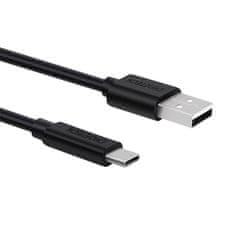 Choetech choetech ac0002 1m kabel usb na usb-c (črn)