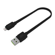 Green Cell usb lightning kabel green cell gcmatte, 25cm, za iphone, ipad, ipod, hitro polnjenje