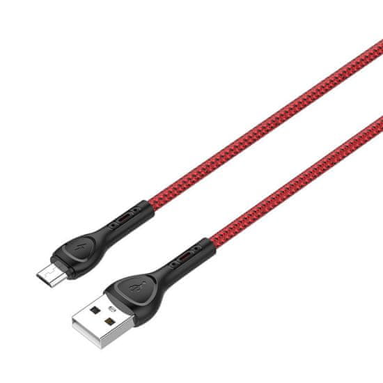 LDNIO kabel usb - micro usb ldnio ls482 2m (rdeč)