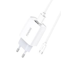 Foneng foneng 2xusb eu30 omrežni polnilec + kabel usb tipa c