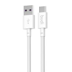 Budi kabel usb za usb-c budi 5a, 1m (bel)