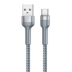 REMAX kabel usb-c remax jany alloy, 1m, 2,4a (srebrn)