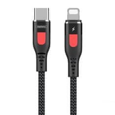 REMAX kabel usb-c na lightning remax lesu pro, 1 m (črn)