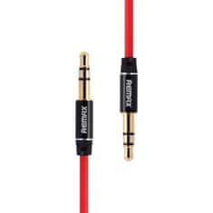 REMAX RL-L200 Mini jack 3,5 mm AUX kabel, 2 m (rdeč)