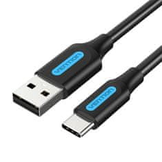 Vention polnilni kabel usb 2.0 - usb-c vention cokbf, 1m (črn)