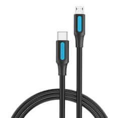 Vention Kabel USB-C 2.0 do Micro USB Vention COVBF 2A 1m črn