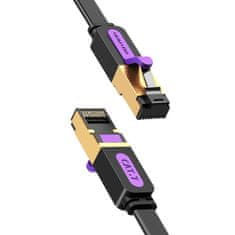 Vention Ploski omrežni kabel UTP CAT7 Vention ICABF RJ45 Ethernet 10Gbps 1m črn