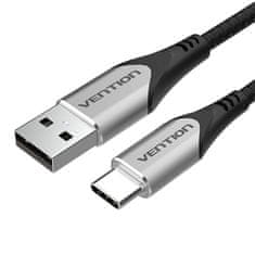 Vention Kabel USB 2.0 A na USB-C Vention CODHC 3A 0,25 m sive barve