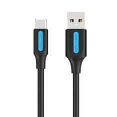 Vention kabel usb 2.0 a do usb-c 3a 1,5 m vention cokbg črn