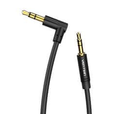 Vention Kabel Audio AUX 3,5 mm na 90° 3,5 mm BAKBG-T 1,5 m črn