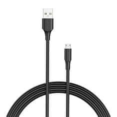 Vention kabel usb 2.0 a moški do micro-b moški 2a vention ctibc 0,25 m črn