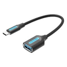 Vention USB-C 3.1 Male to USB Female OTG Cable Vention CCVBB 0.15m, 2A, Black