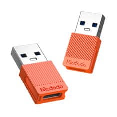 Mcdodo adapter usb-c na usb 3.0, mcdodo ot-6550 (oranžna)