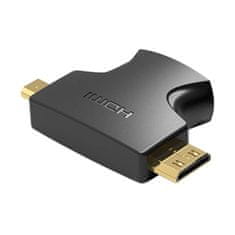 Vention adapter 2w1 hdmi - micro/mini hdmi vention agfb0 (czarny)