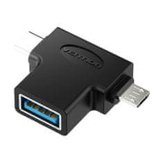 Vention OTG Adapter USB 3.0 na USB-C in Micro USB Vention CDIB0