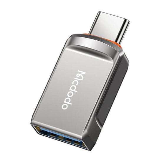 Mcdodo adapter usb 3.0 na usb-c, mcdodo ot-8730 (siv)