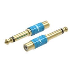 Vention Adapter Audio 6,35 mm moški na RCA ženski Vention VDD-C03 blue