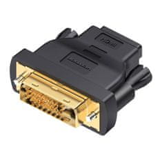 Vention DVI (24+1) moški na HDMI 1.4 ženski adapter Vention ECDB0 1080P 60Hz (črn)